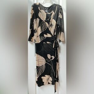 Jones New York Floral Wrap Dress
